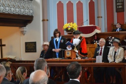 Amtseinführung des neuen Bürgermeisters von Haverfordwest